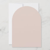 かわいいクマ1歳の誕生日の招待状 招待状 (裏面)