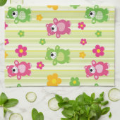 かわいいクマ キッチンタオル (折り畳み)