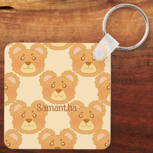 かわいいクマ キーホルダー (裏面)