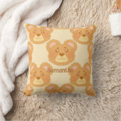 かわいいクマ クッション (ブランケット)