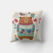 かわいいクマ クッション (裏面)