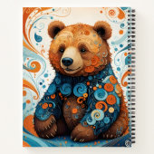 かわいいクマ ノートブック (裏面)