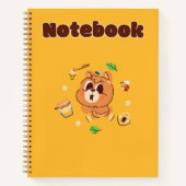 かわいいクマ💛🥨🥞 ノートブック (正面)