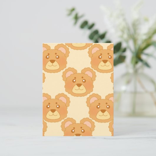 かわいいクマ ポストカード (スタンド正面)