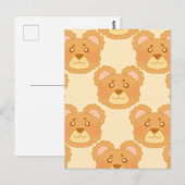 かわいいクマ ポストカード (正面/裏面)