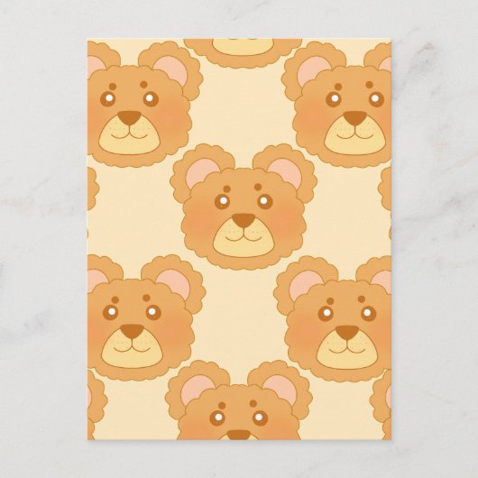 かわいいクマ ポストカード (正面)