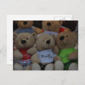 かわいいクマ ポストカード (正面/裏面)