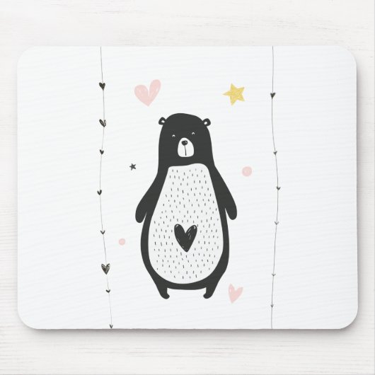 かわいいクマ マウスパッド (正面)