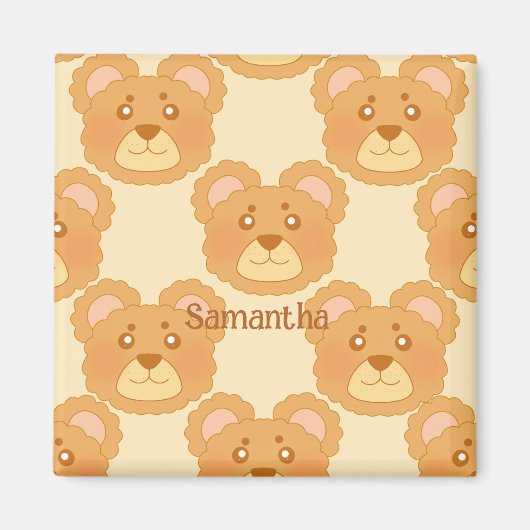 かわいいクマ マグネット (正面)