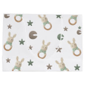 かわいいクマ ラージペーパーバッグ (裏面)