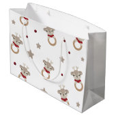 かわいいクマ ラージペーパーバッグ (裏面アングル)