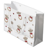 かわいいクマ ラージペーパーバッグ (正面アングル)