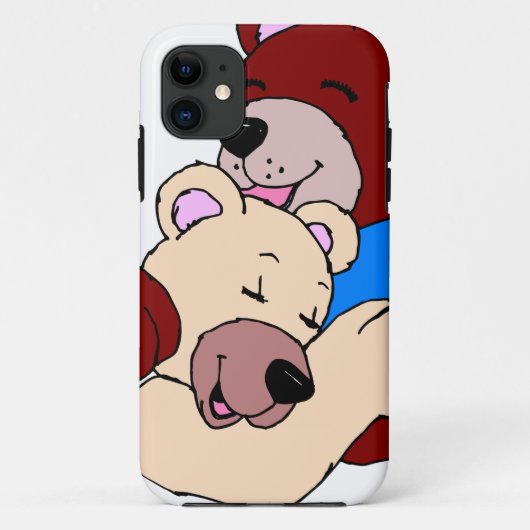 かわいいクマ Case-Mate iPhoneケース (裏面)