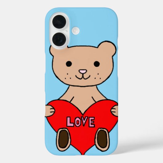 かわいいクマ Case-Mate iPhoneケース (裏面)