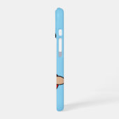 かわいいクマ iPhone 16ケース (左側面)