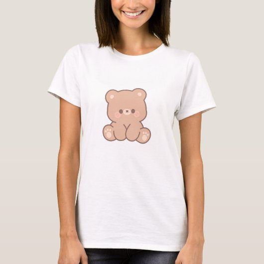 かわいいクマTシャツ Tシャツ (正面)