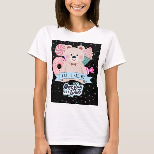 かわいいクマTシャツ Tシャツ (正面)