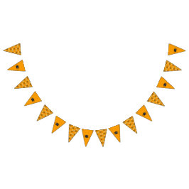 かわいいクモとクモ – くもの巣 パターン（の模様が）ある バンティングフラッグ