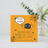 かわいいクモの誕生日/ハロウィンの子供用 (スタンド正面)