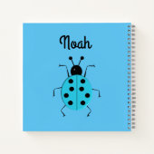 かわいいクモグモムシ, 名入れ  ノートブック (裏面)