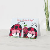 かわいいクモリグモが新しい恋に夢中 カード (正面)