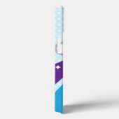 かわいいクラウドとレインボーiPadケース Case-Mate iPhoneケース (裏面 / 右)