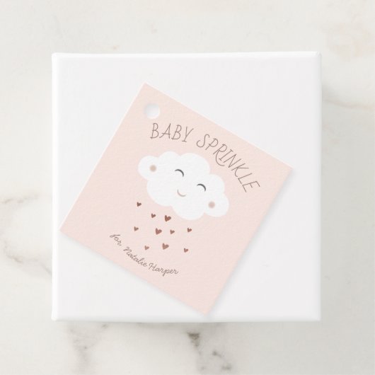 かわいいクラウドベビーの散水 フェイバータグ (インサイチュ)