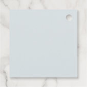 かわいいクラウドベビーの散水 フェイバータグ (裏面)