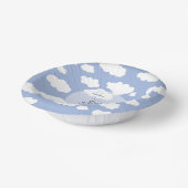 かわいいクラウド9 9ベビーシャワーお洒落パーティー ペーパーボウル (傾斜あり)