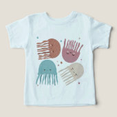 かわいいクラゲのトドラーTシャツ (デザイン正面)