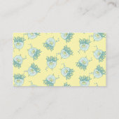 かわいいクラゲの赤ちゃんシャワーかわいい数を推測 エンクロージャーカード (裏面)