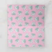 かわいいクラゲ赤ちゃんシャワーかわいいピンクガール プレイスカード (内部開封)