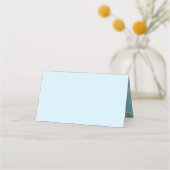 かわいいクラゲ赤ちゃんシャワーかわいいブルーボーイ プレイスカード (裏面)