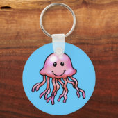 かわいいクラゲ キーホルダー (正面)