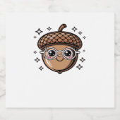 かわいいクラシックアコーンTシャツ スパークリングワインラベル (シングルラベル)