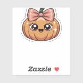 かわいいクラシックカボチャTシャツ シール (シート)