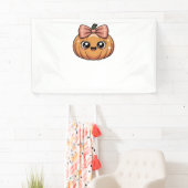 かわいいクラシックカボチャTシャツ 横断幕 (インサイチュ)