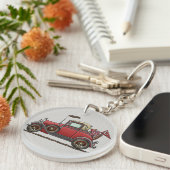 かわいいクラシックカー キーホルダー (正面右)