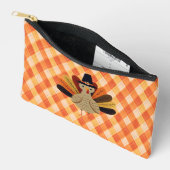 かわいいクラシック/ヴィンテージ感謝祭トルコ アクセサリーポーチ (見開き)