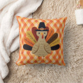 かわいいクラシック/ヴィンテージ感謝祭トルコ クッション (ブランケット)