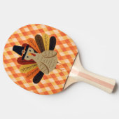 かわいいクラシック/ヴィンテージ感謝祭トルコ 卓球ラケット (横)