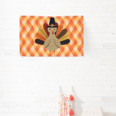 かわいいクラシック/ヴィンテージ感謝祭トルコ 横断幕 (インサイチュ)