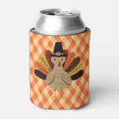 かわいいクラシック/ヴィンテージ感謝祭トルコ 缶クーラー (缶正面)