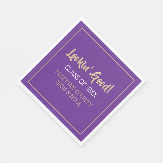 かわいいクラス懇親会ナプキン スタンダードランチョンナプキン (角)