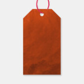 かわいいクラフト 手作りの愛の wreath ギフトタグ (裏面)