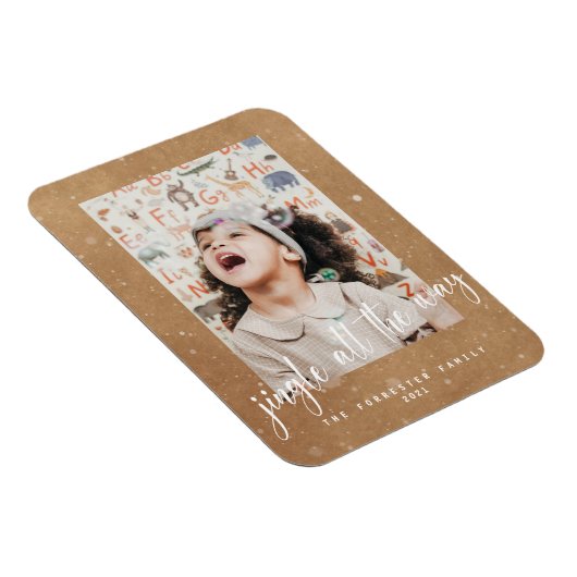 かわいいクラフトJingleオールウェイスクリプト2写真 マグネット (右側)