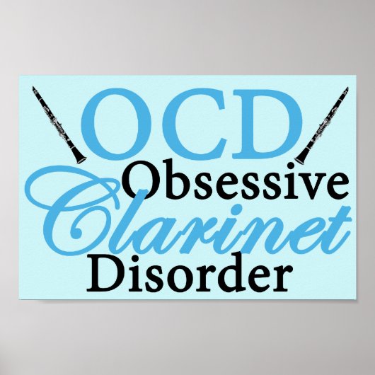 かわいいクラリネット ポスター (正面)