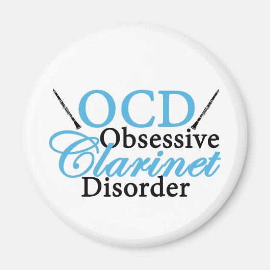 かわいいクラリネット マグネット (正面)