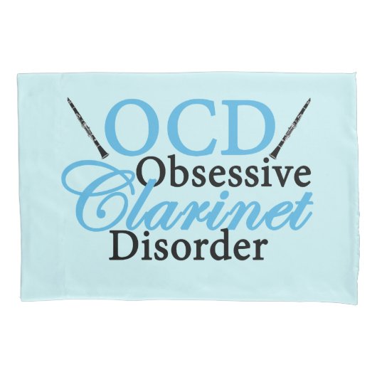 かわいいクラリネット 枕カバー (正面)