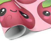 かわいいクランベリー ラッピングペーパー (ロールコーナー)